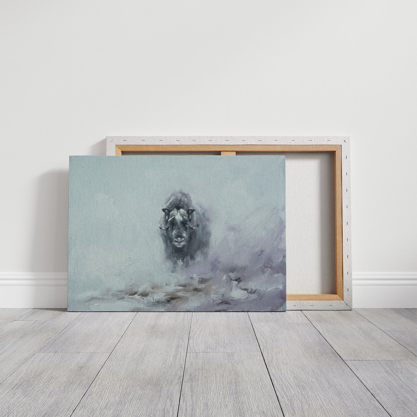 Musk Ox in the Whiteout