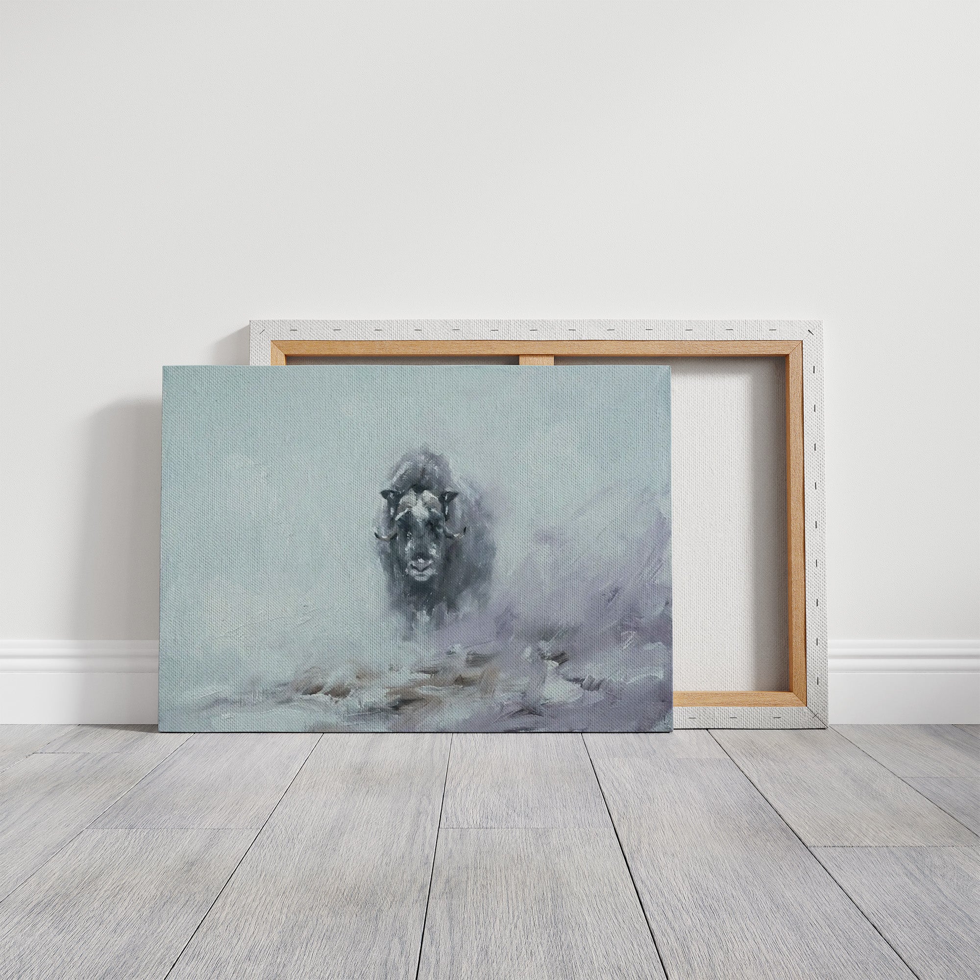 Musk Ox in the Whiteout