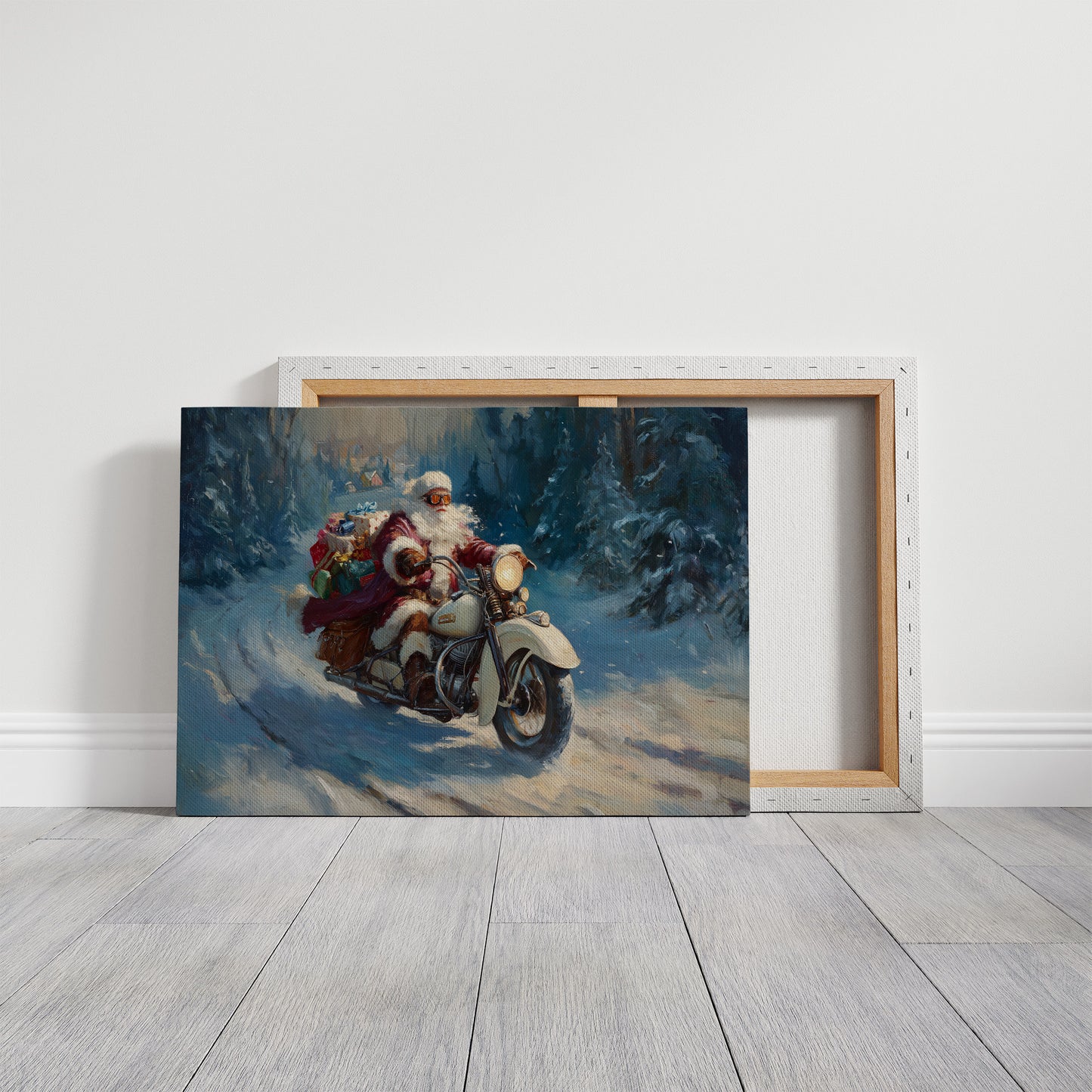 Midnight Rides Through Snowy Pines
