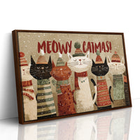 Feline Choir Sings Winter Joy