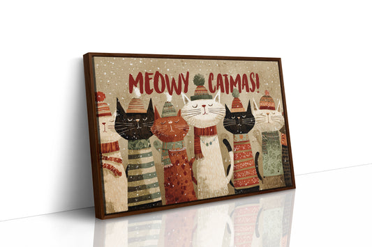 Feline Choir Sings Winter Joy