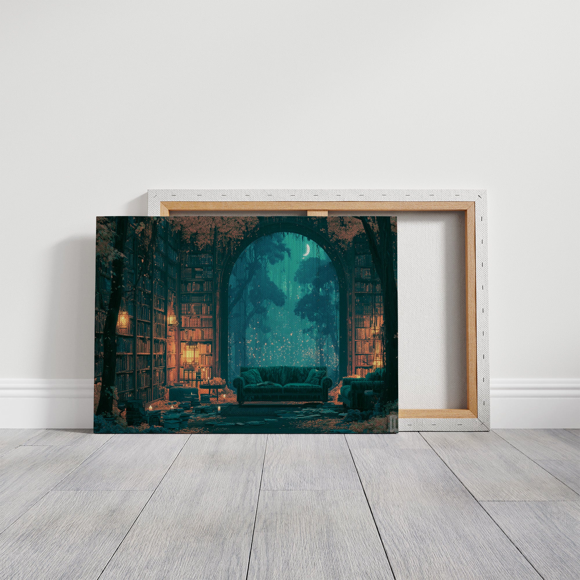 Midnight Library, Moonlit Woods