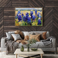 Bluebonnets Dance Under Prairie Light