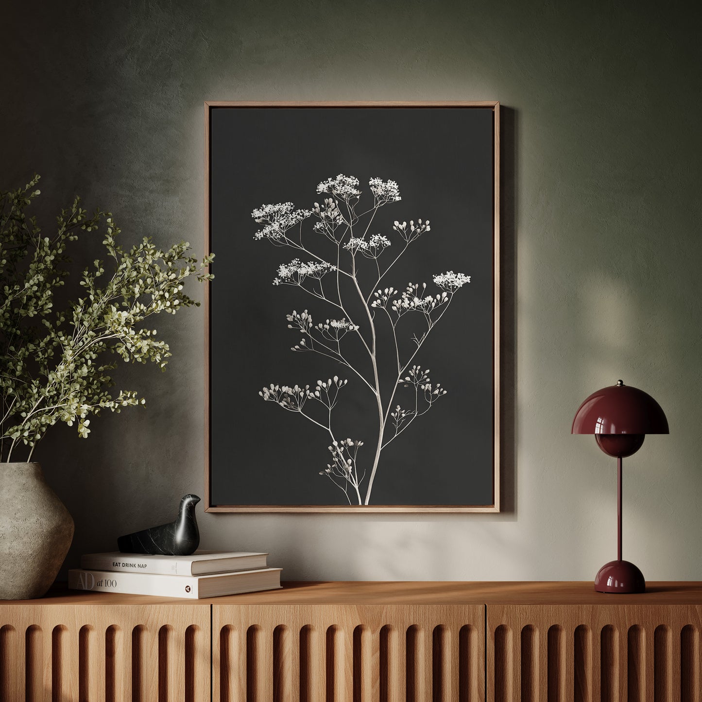 Silent Blooms Against Dark Skies