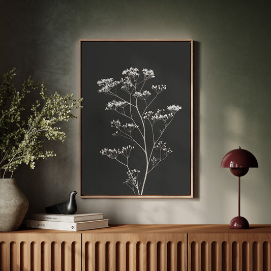 Silent Blooms Against Dark Skies
