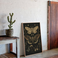 Nocturnal Wings and Wildflower Charms