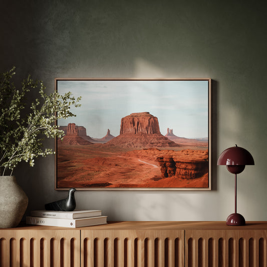 Monument Valley Buttes Under Open Sky