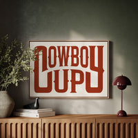Cowboy Up Bold Western Typography