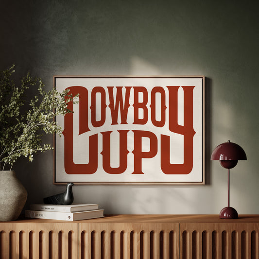 Cowboy Up Bold Western Typography