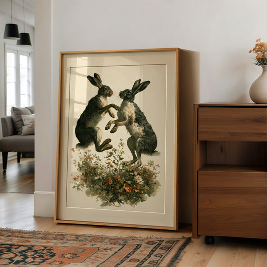 Hares in Bloom