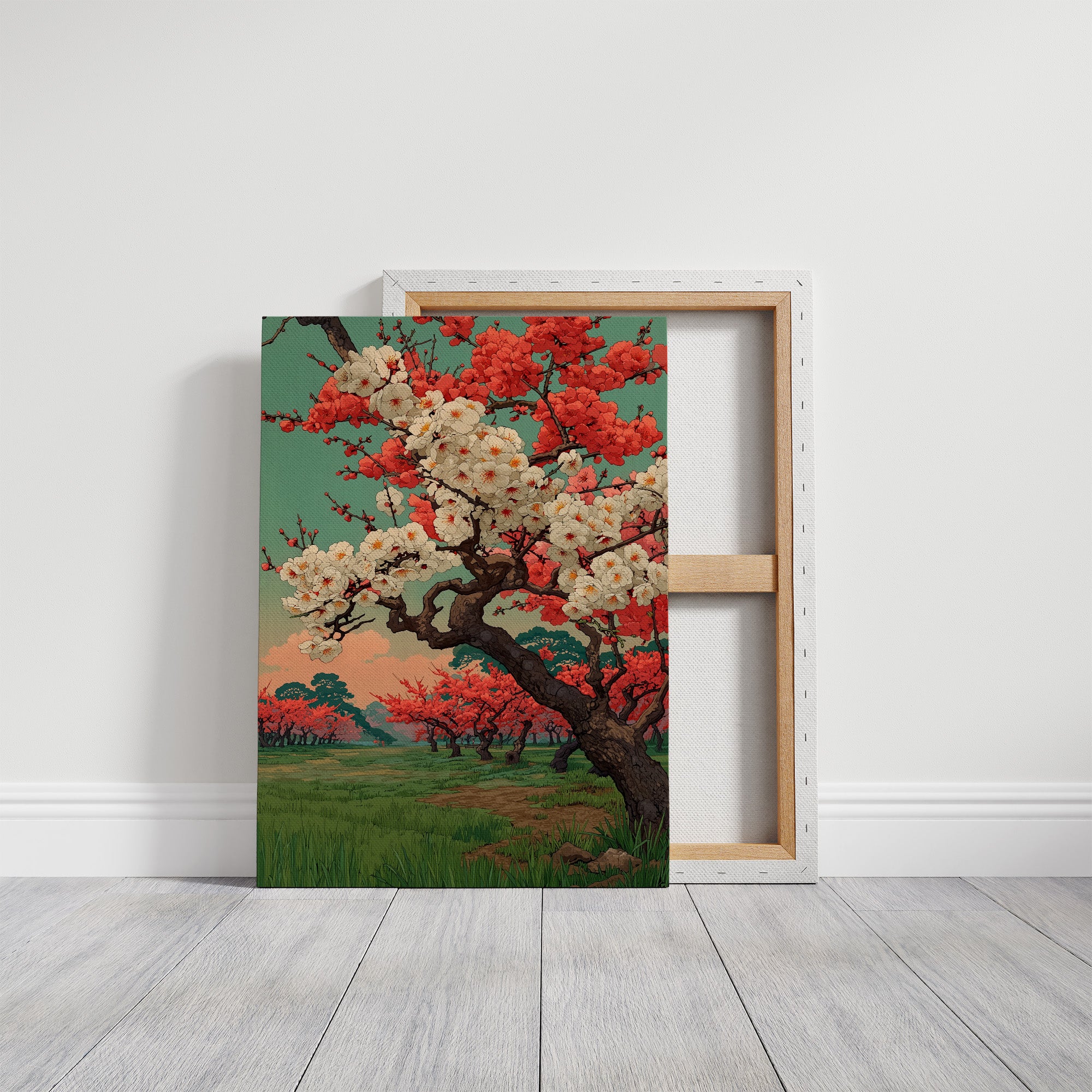 Cherry Blossoms Above Evening Spirits