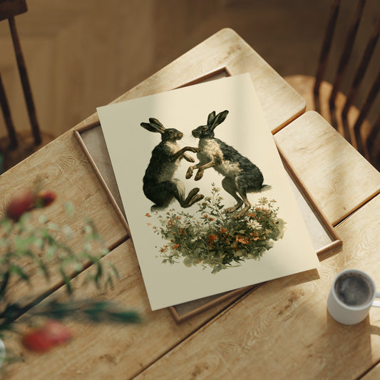 Hares in Bloom