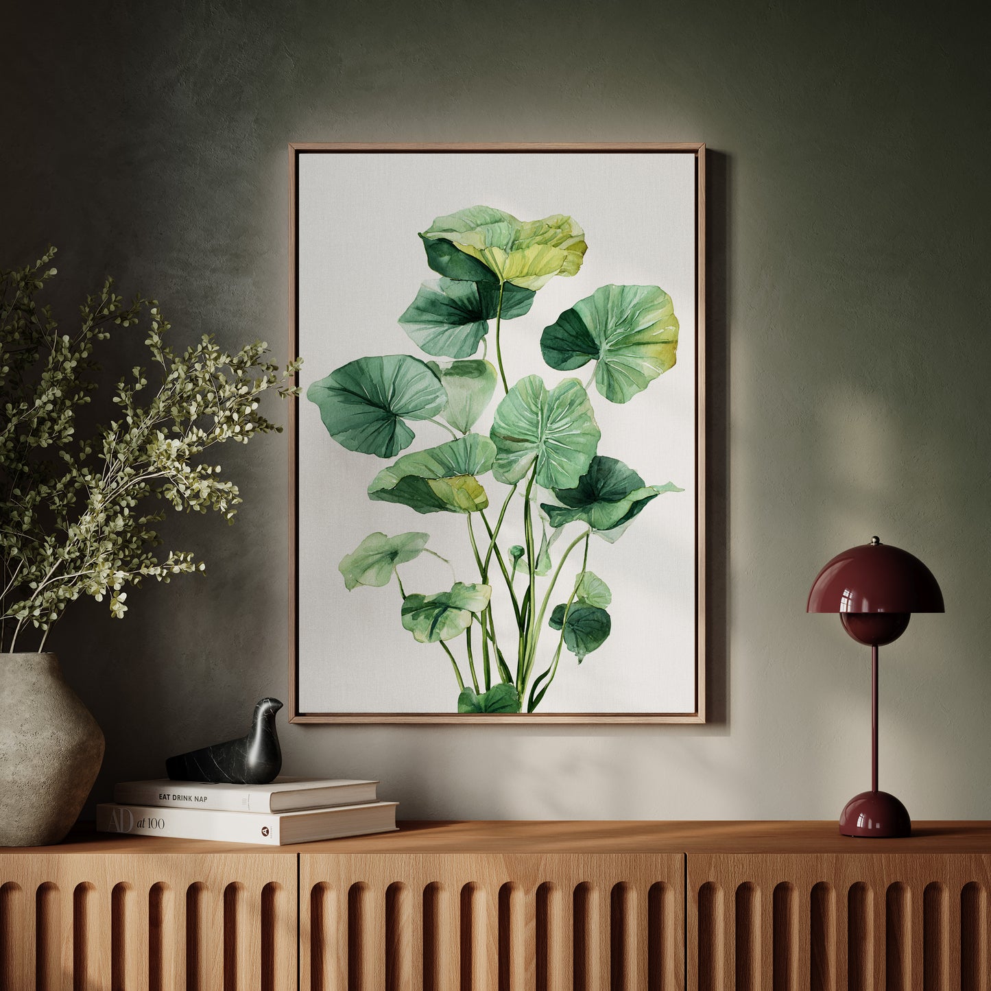 Lotus Leaves Dance In Sunlight