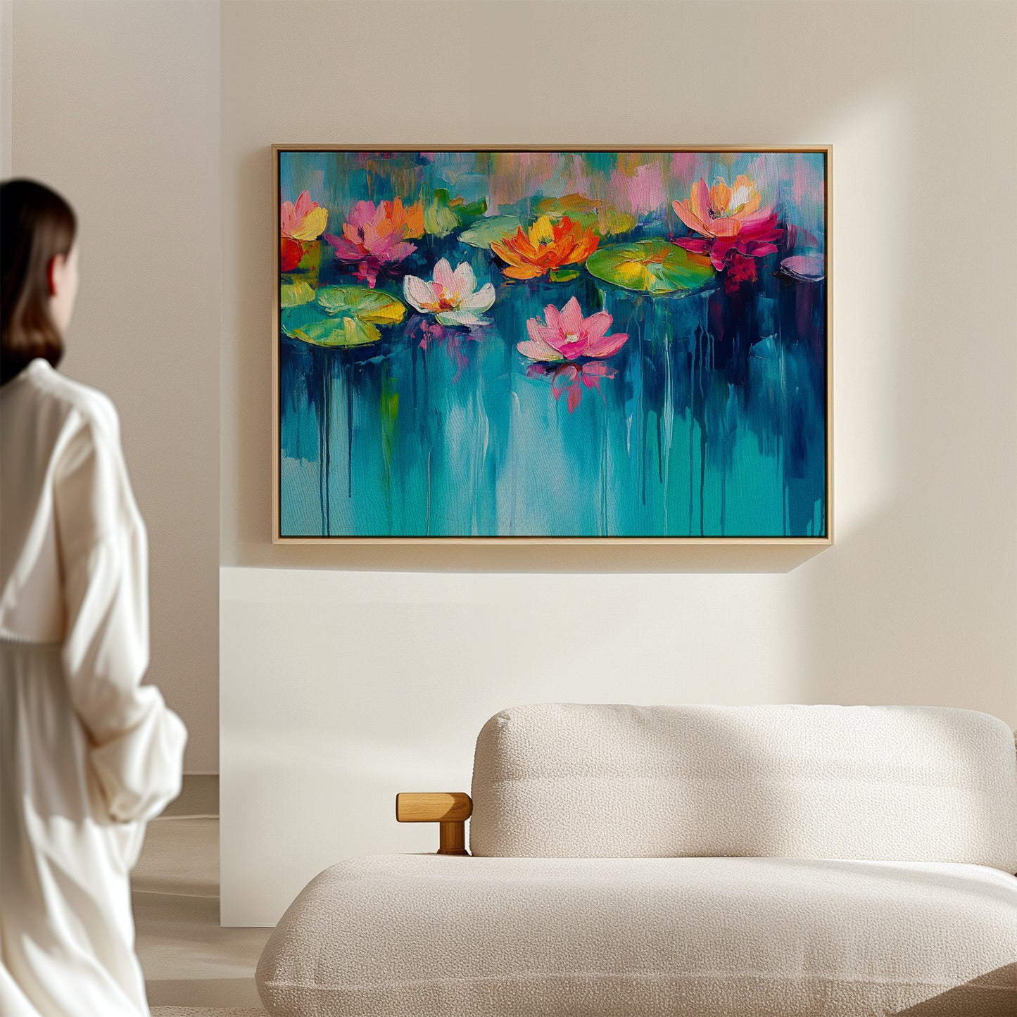 Lotus Flowers Paint Summer's Symphony