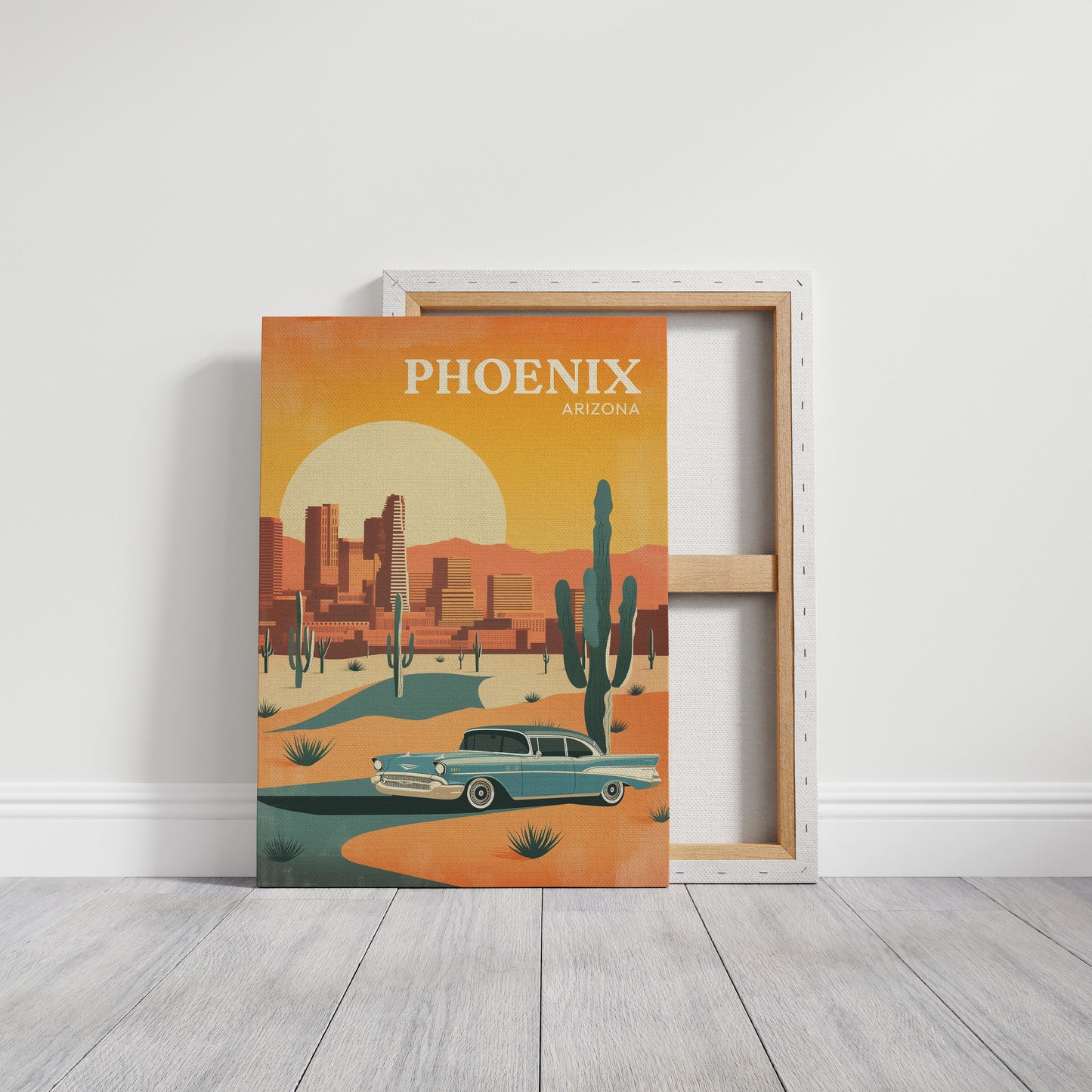 Sunset Cruising Through Desert Horizons