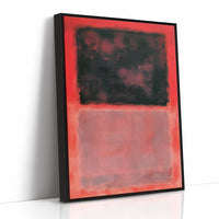 Red Black Color Field Study