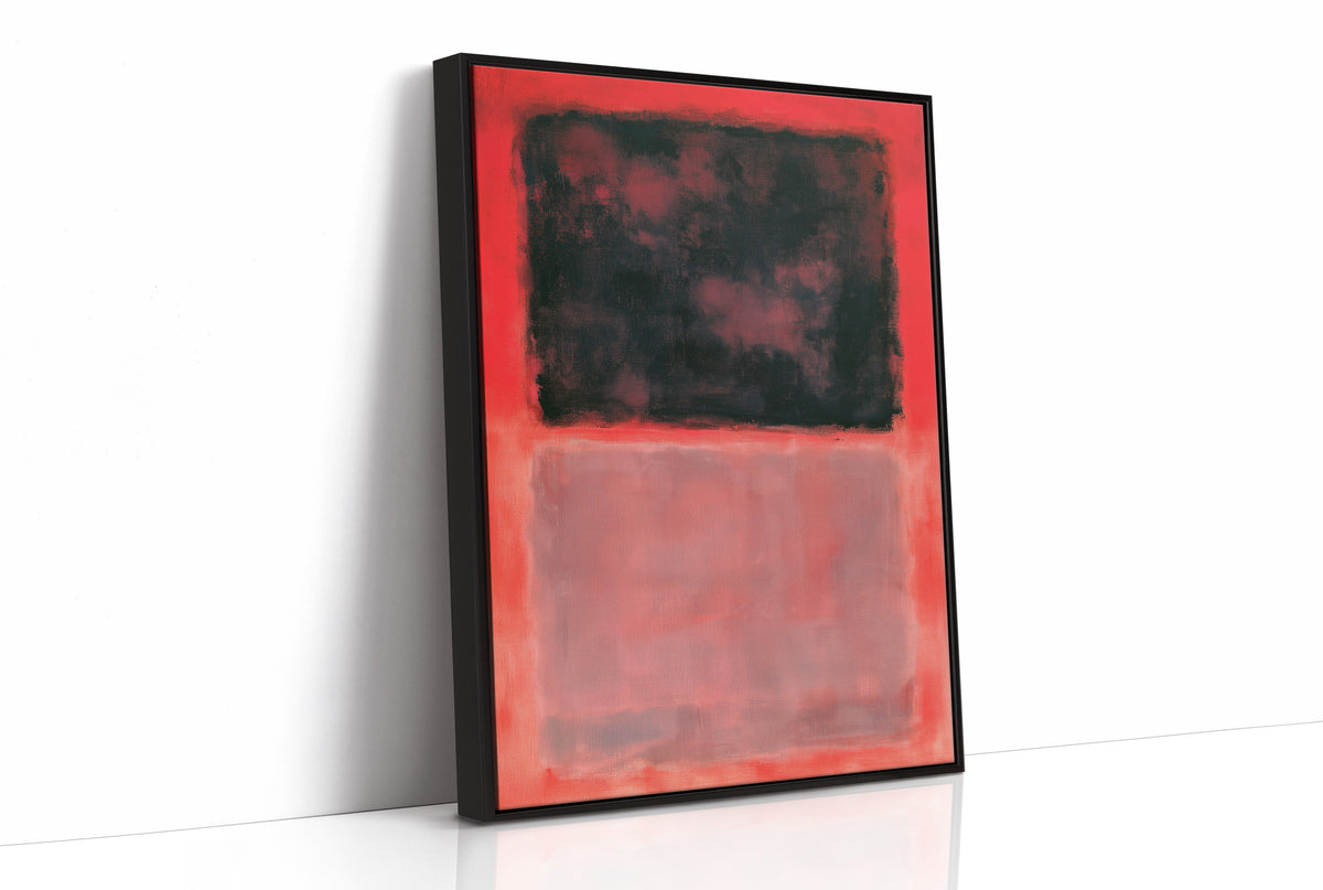 Red Black Color Field Study
