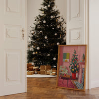 Festive Pink Room Glows Sweet