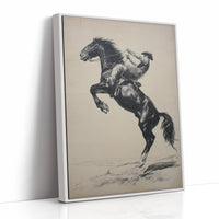Wild Stallion Dances With Thunder