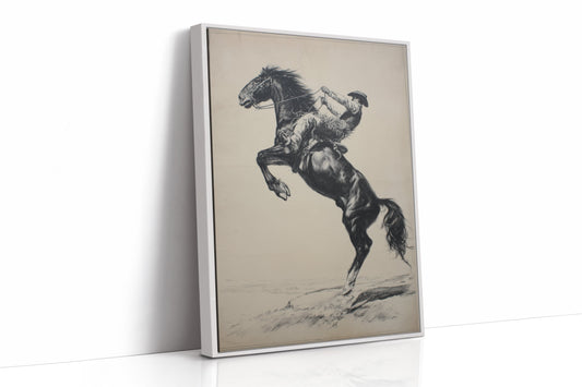 Wild Stallion Dances With Thunder