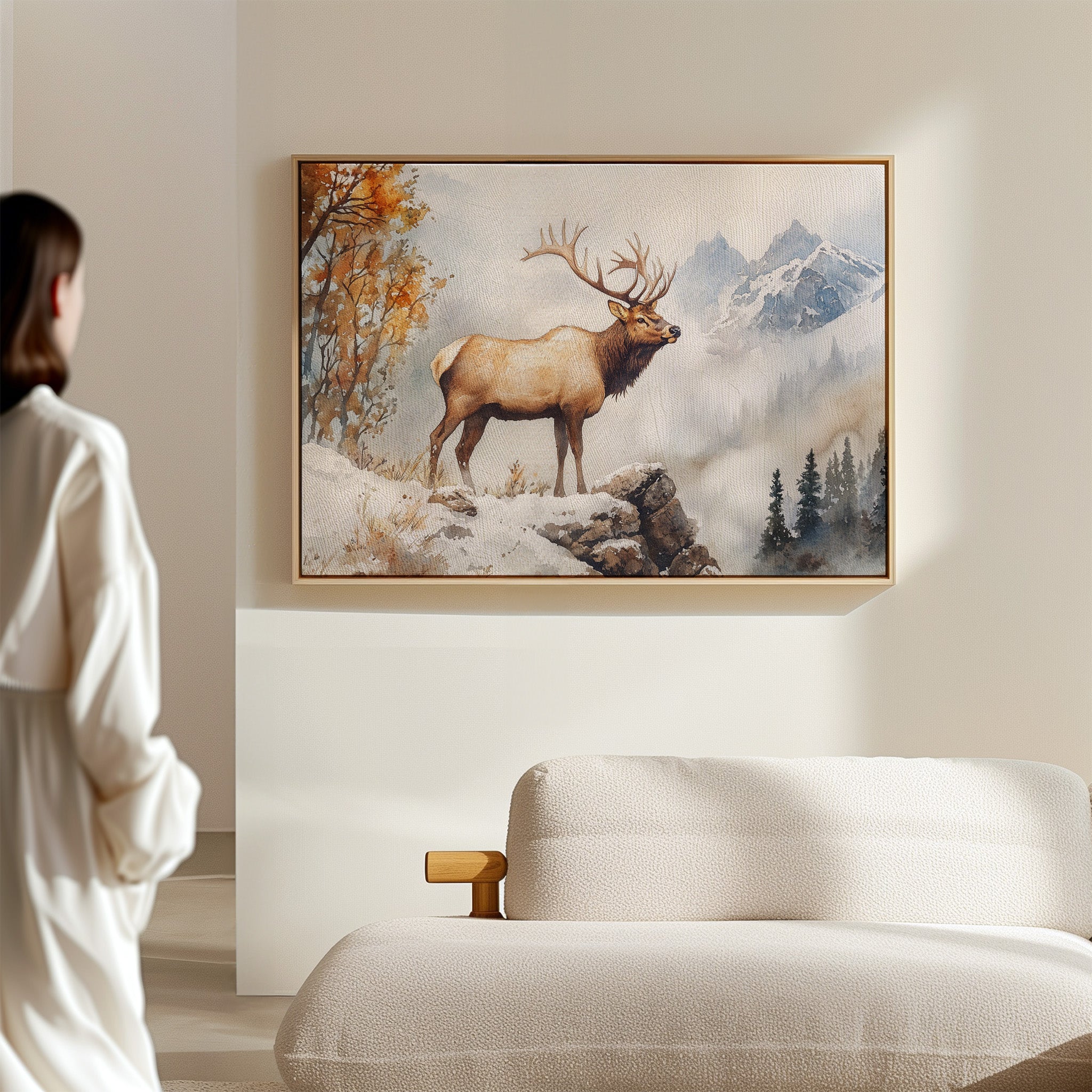 Autumn Snow Crowns Mountain King