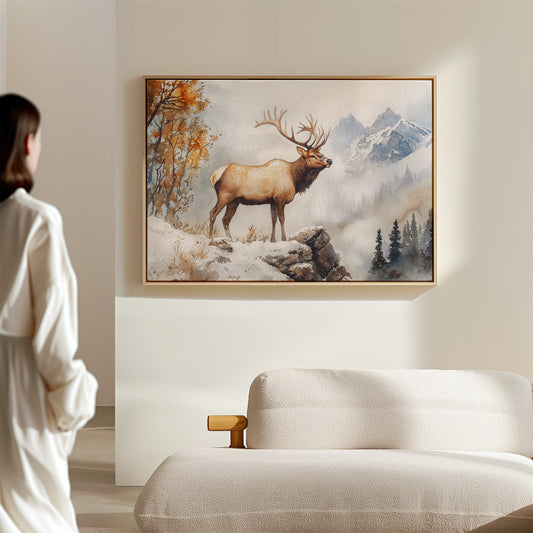 Autumn Snow Crowns Mountain King