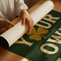 Make Your Own Luck Shamrock Print
