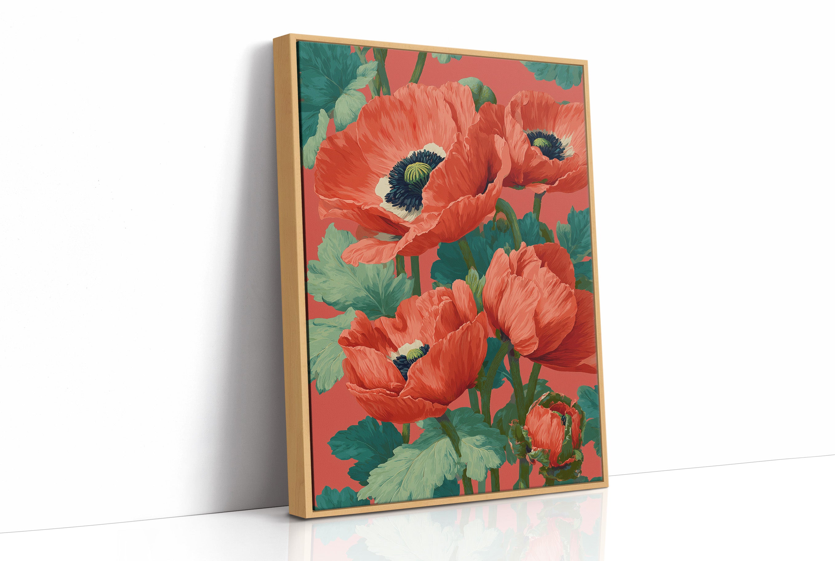 Red Poppies on a Warm Afternoon