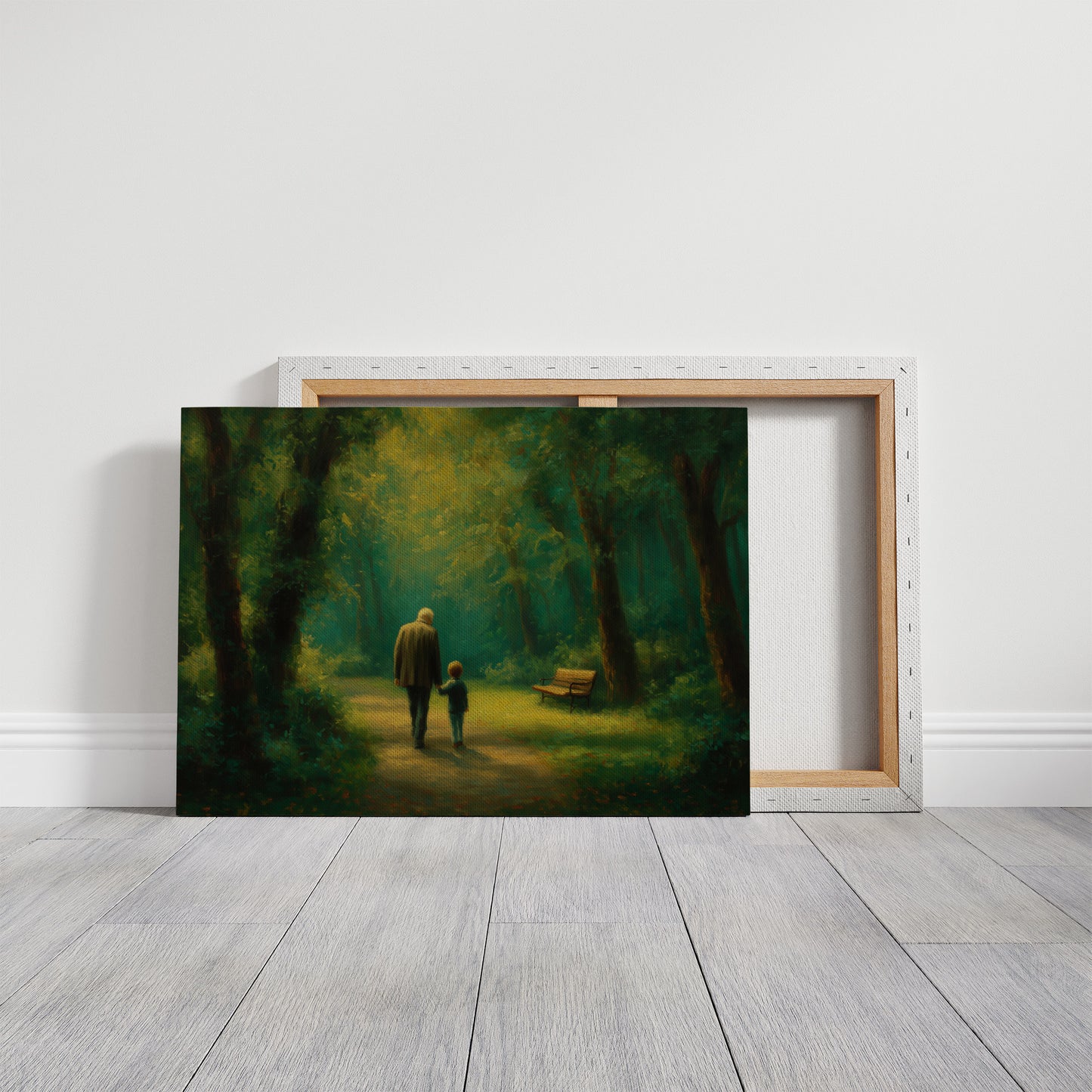 Hand in Hand Through the Woods