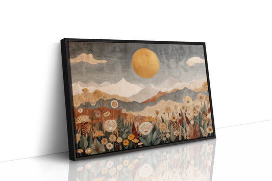 Golden Sun Over Quiet Peaks