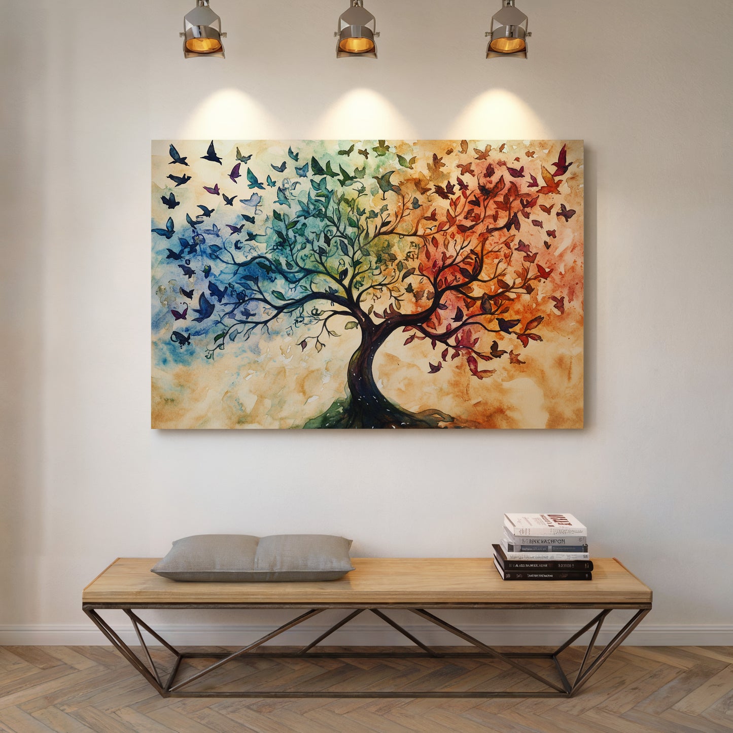 Seasons Dance Through Bird Wings