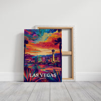 Desert Sunset Over Neon Dreams