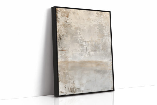 Weathered Neutral Plaster Abstract