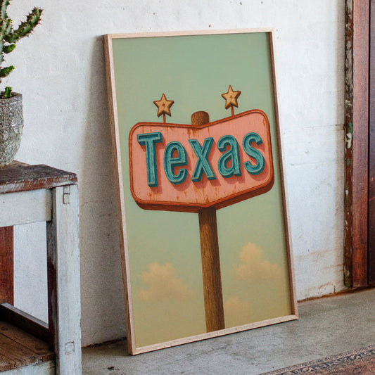 Texas Roadside – Where the Sky’s Bigger and the Signs Are Bolder