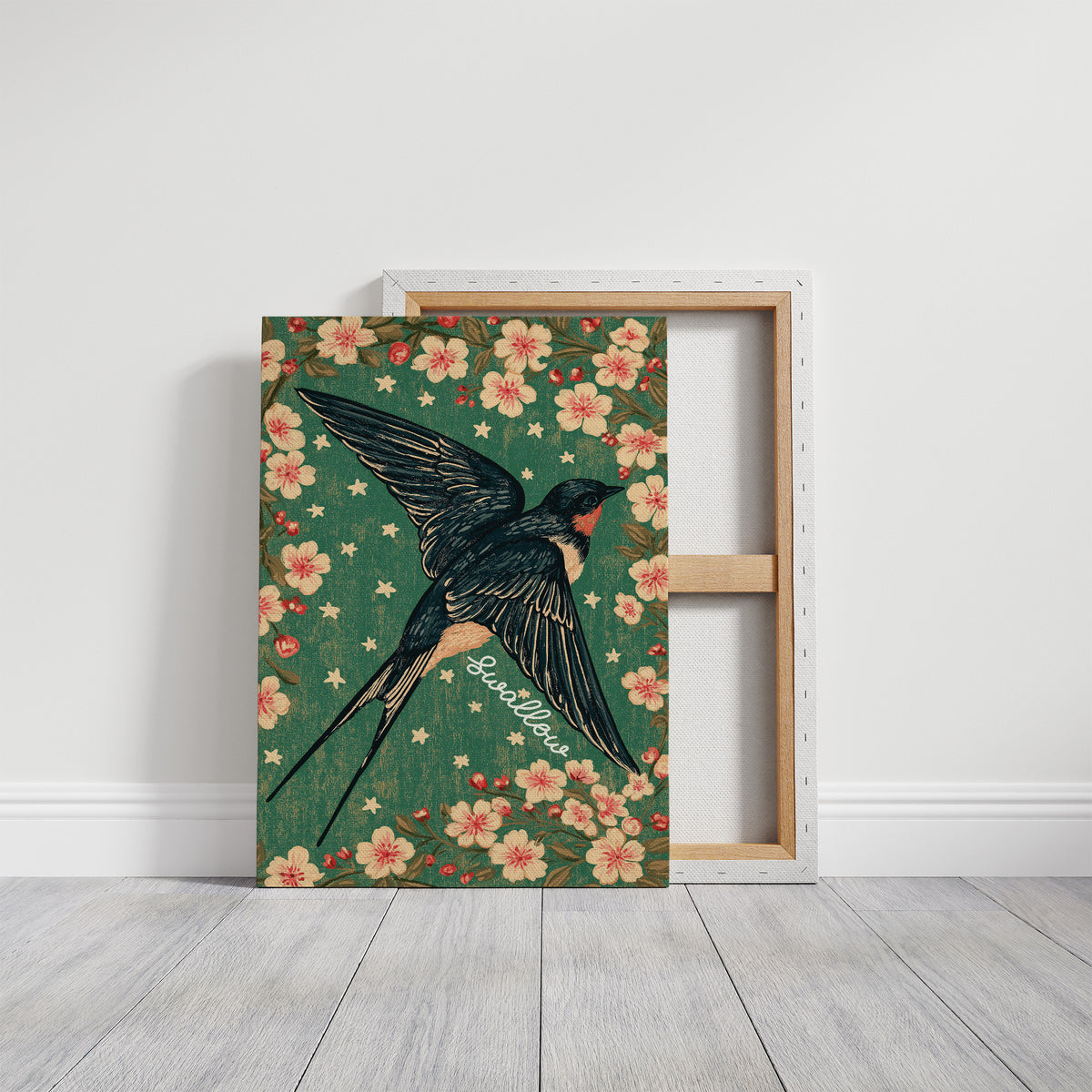 Swallow's Cherry Blossom Descent