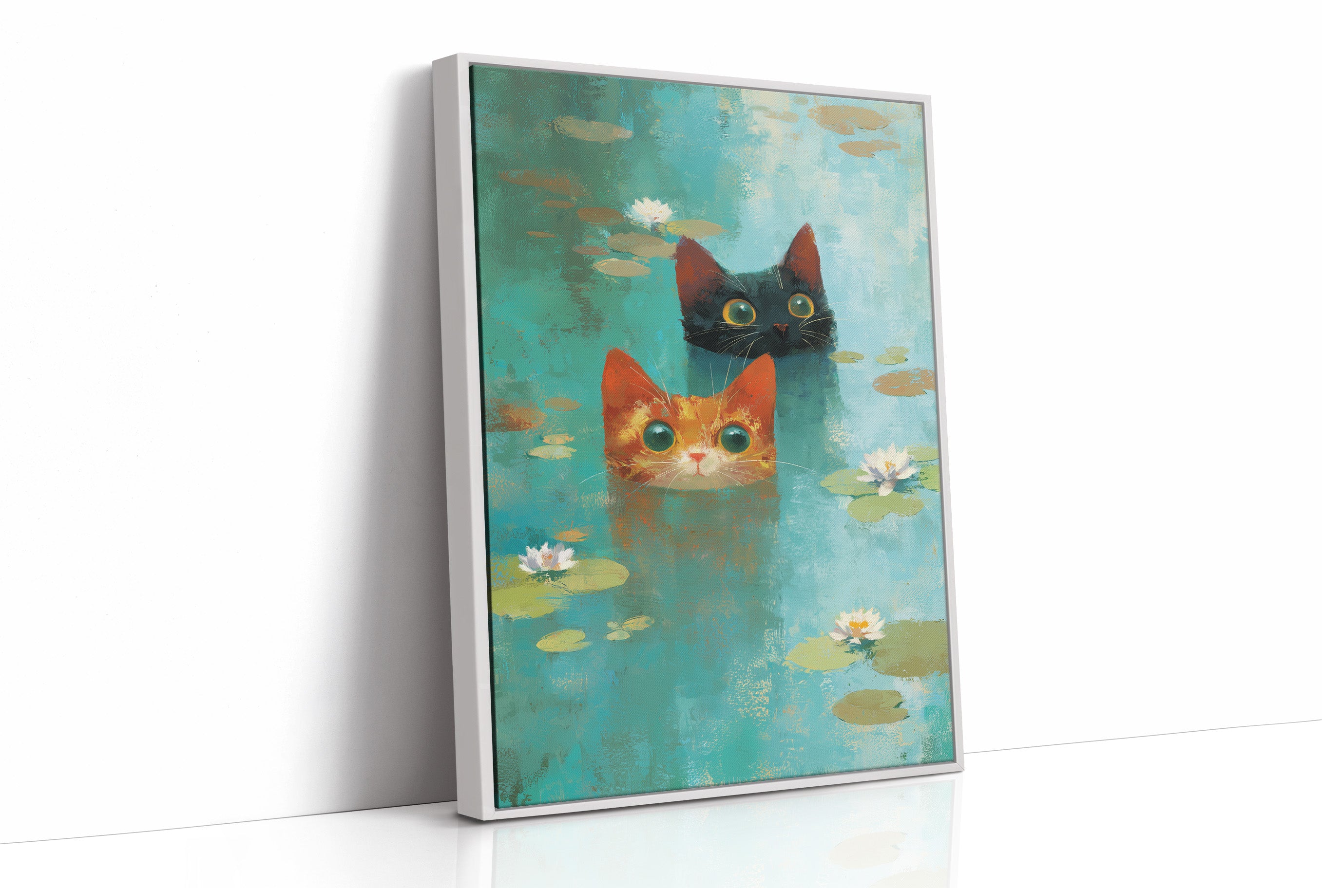 Curious Companions in the Lily Pond