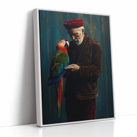 Vibrant Feathers Meet Velvet Evening