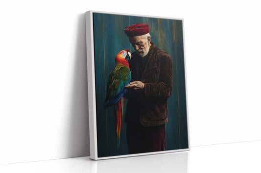Vibrant Feathers Meet Velvet Evening