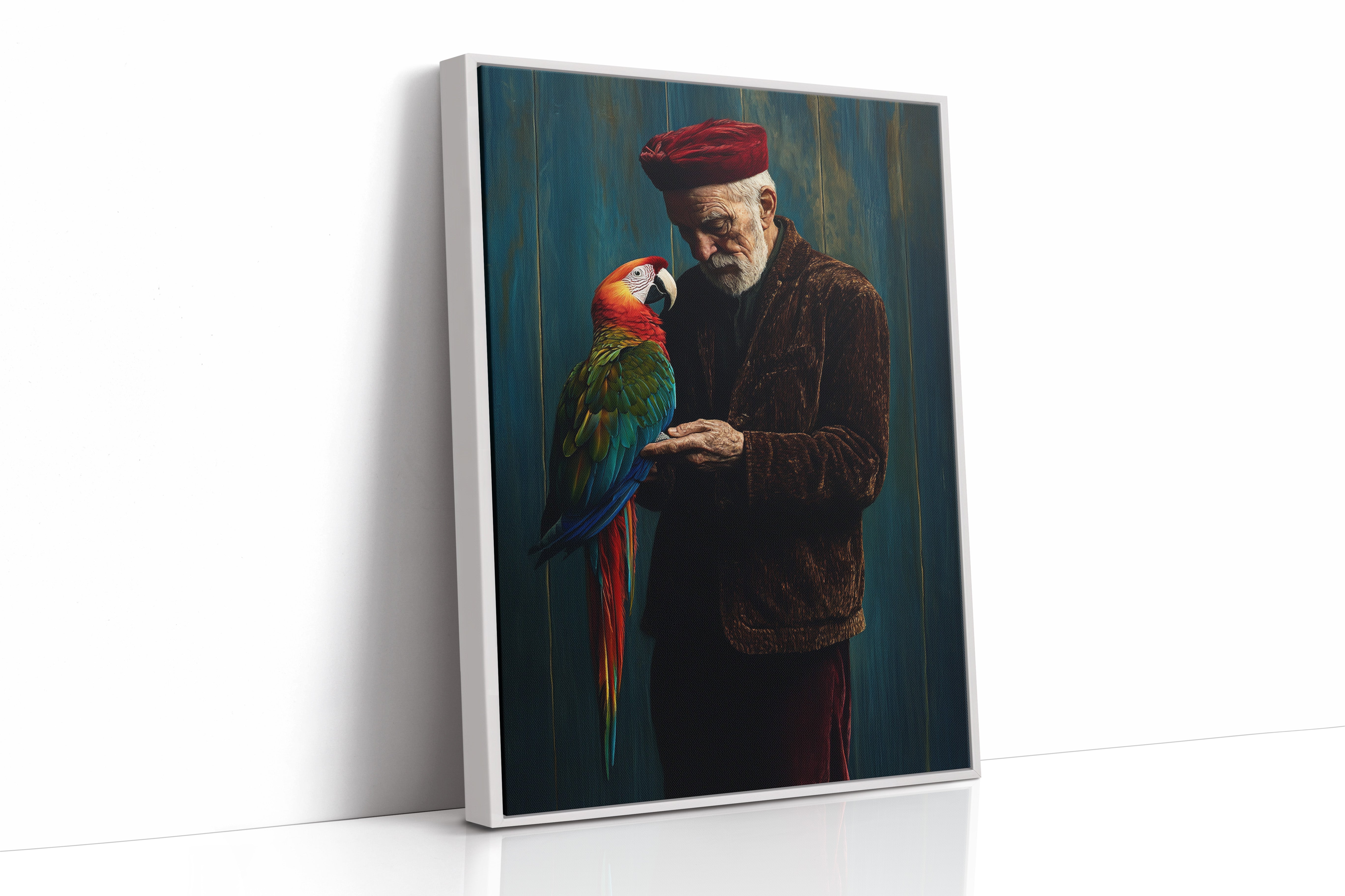 Vibrant Feathers Meet Velvet Evening
