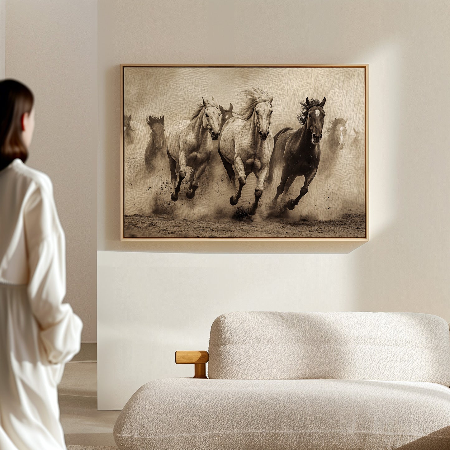 Thunder Hooves Chase Desert Wind