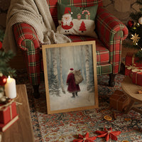 Through Birch Woods On Christmas Eve