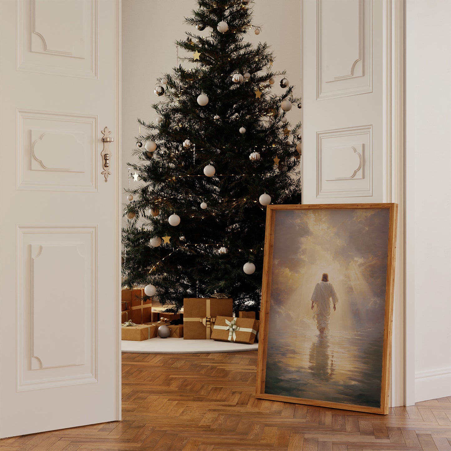 Light Breaks Through Sacred Waters