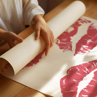 Coral Kisses Paint Modern Romance