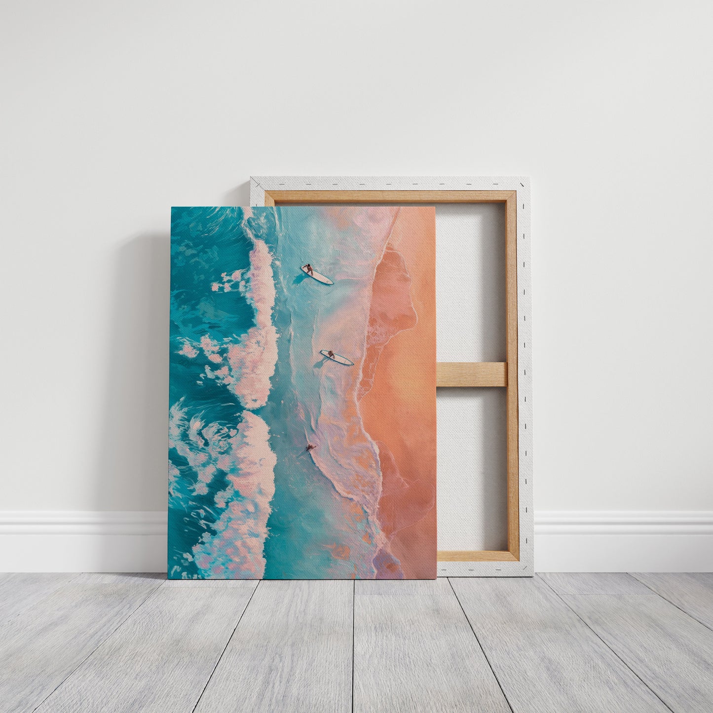 Surfers Chase Coral Tides