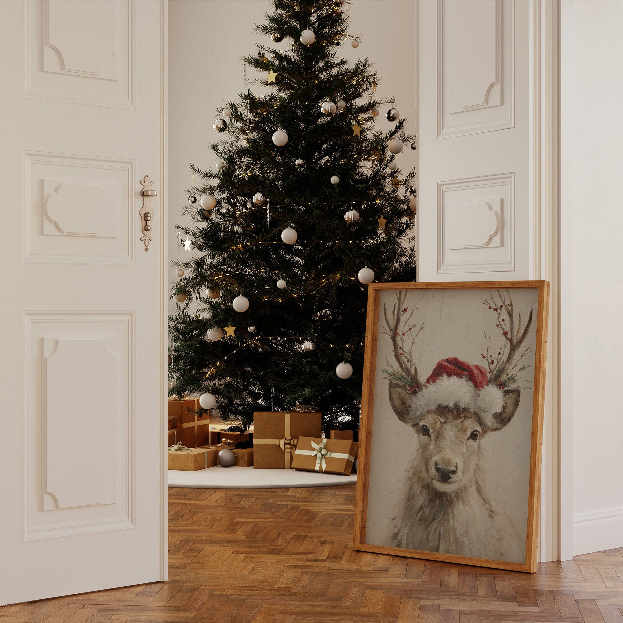 Reindeer Tales On Christmas Morning