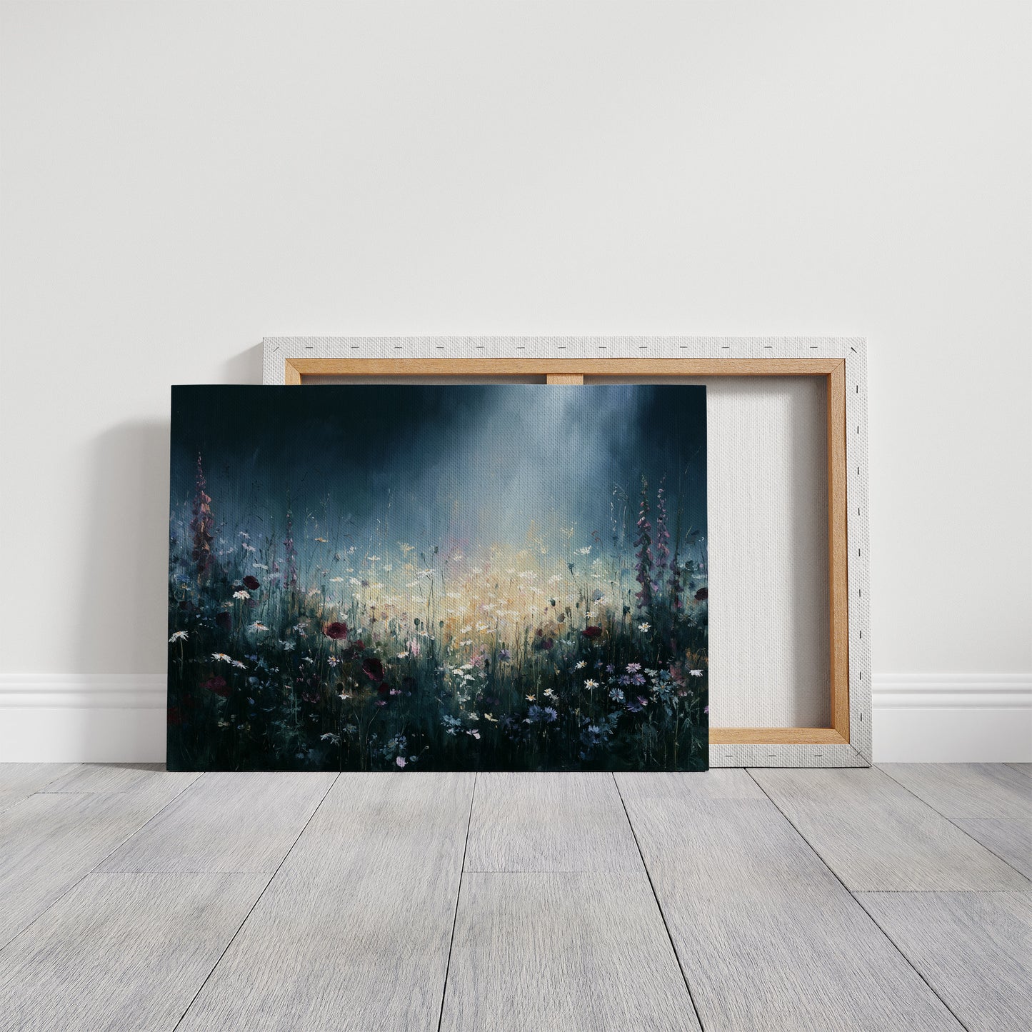 Wildflowers Under Moonlight