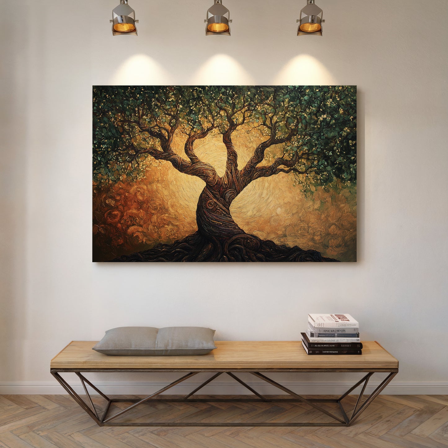 Ancient Olive Dances At Dawn