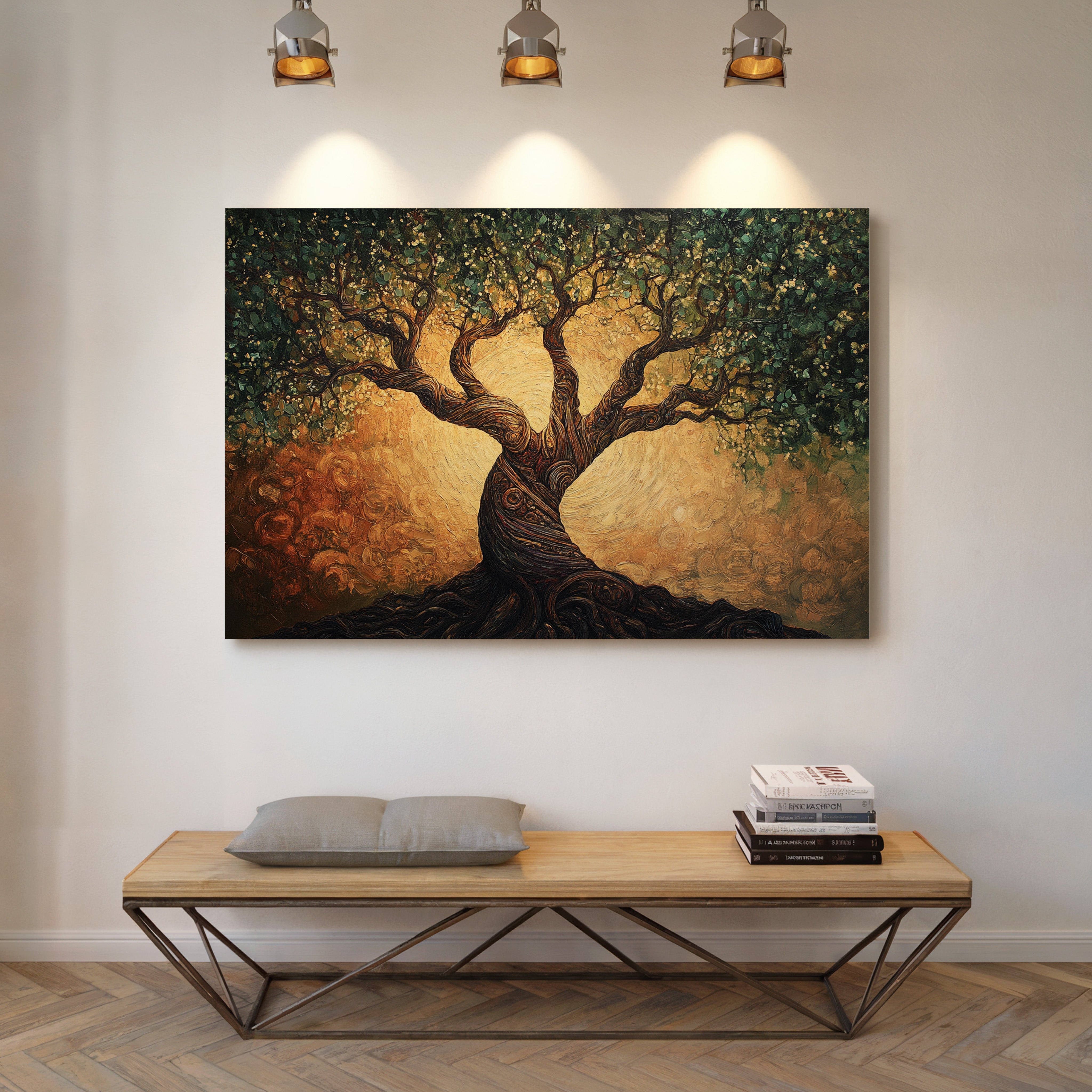 Ancient Olive Dances At Dawn