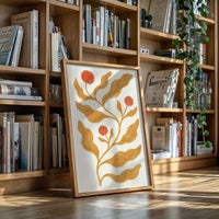 Golden Leaves Hold Coral Stories