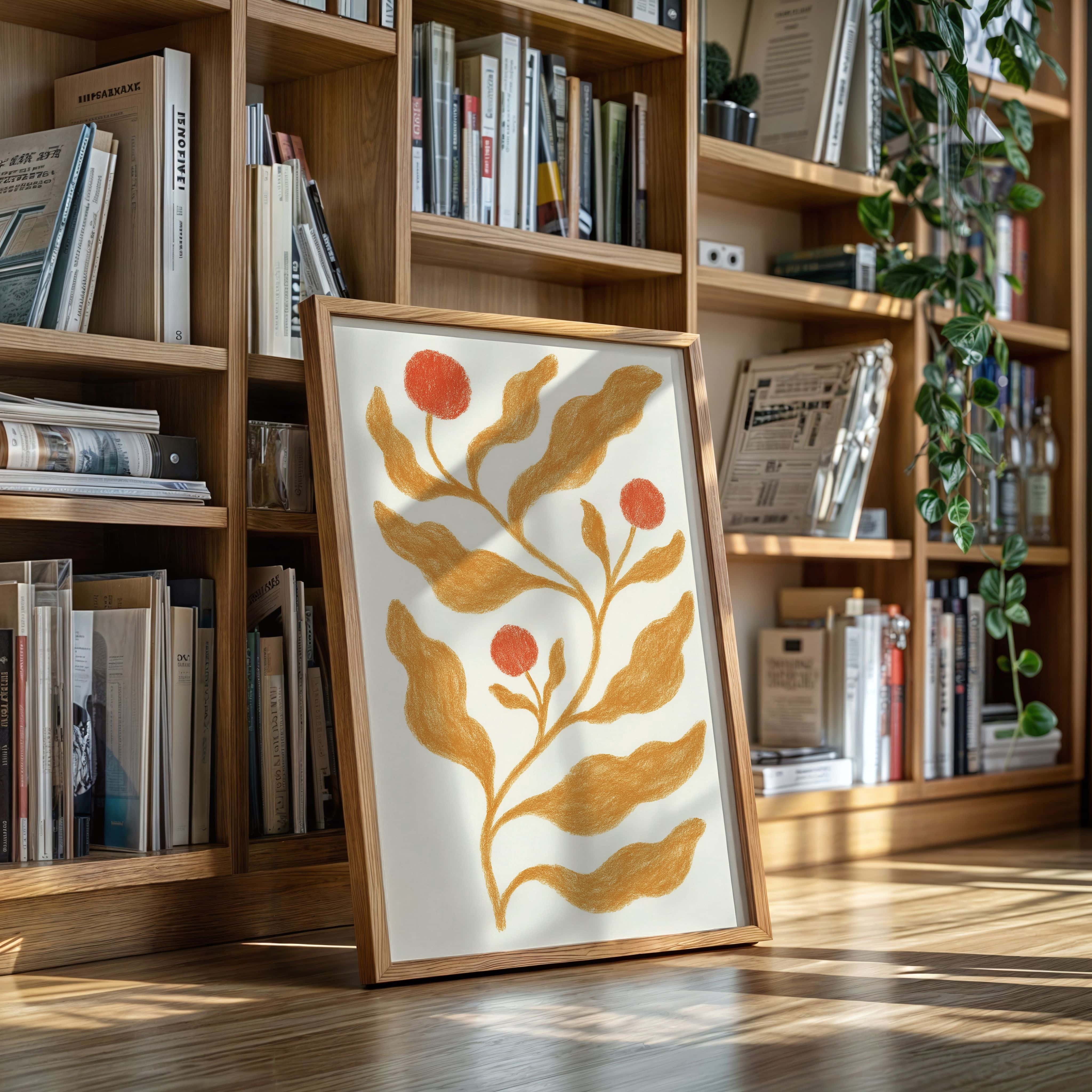 Golden Leaves Hold Coral Stories